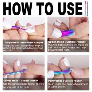 ที่ตัดและตัดหนังสำหรับทำเล็บมือเล็บเท้าเครื่องมือสำคัญสำหรับการดูแลเล็บที่มีประสิทธิภาพเป็นมิตรกับสิ่งแวดล้อม - Product Image 4