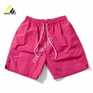 กางเกงขาสั้นโอเวอร์ไซส์ผ้าฝ้าย100% สำหรับออกกำลังกายฟิตเนสฟิตเนสสีทึบออกแบบโลโก้ได้ตามต้องการ - Product Image 6