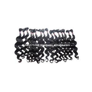 Cabello Humano Virgen Remy de Templo Indio de Primera Calidad, el Más Vendido, Suministro al por Mayor - Product Image 1