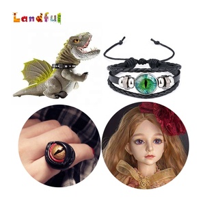 10mm de vidrio amarillo <span class=keywords><strong>ojos</strong></span> de gato de juguetes de seguridad de plástico de <span class=keywords><strong>ojos</strong></span> del Dragón - Product Image 5