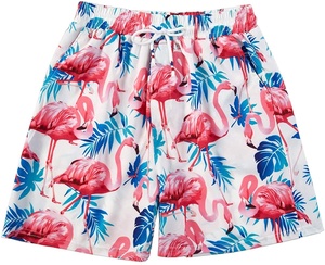 Chemises et Shorts pour hommes, ensemble 2 pièces avec imprimé hawaïen, tenue hawaïenne, manches courtes, demi-manches, à col boutonné, vente en gros, 2022 - Product Image 2