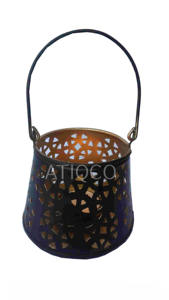 ที่ใส่เทียนโลหะสำหรับตกแต่งงานปาร์ตี้ตะกร้าทำจากทองเหลืองดีไซน์ใหม่ที่ไม่เหมือนใคร - Product Image 4