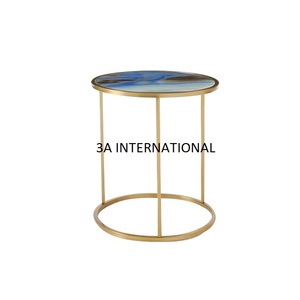 โต๊ะกาแฟโลหะทันสมัยทันสมัยซ้อนกันสำหรับบาร์โรงแรมห้องนั่งเล่นร้านอาหารของตกแต่งภายในบ้านโต๊ะข้างที่ซ้อนกัน - Product Image 5