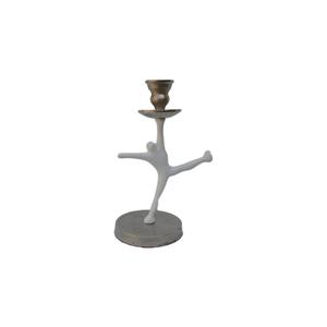 Candelabro de Metal de diseño para sala de estar, soporte de vela de vajilla con acabado pintado, para interior del hogar - Product Image 1
