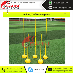 เสาฝึกซ้อมอเนกประสงค์ PVC พร้อมฐานโดม ชุดเสาฝึกซ้อมในร่มสำหรับสนามหญ้าเทียม ชุดเสาฝึกซ้อม PVC - Product Image 4