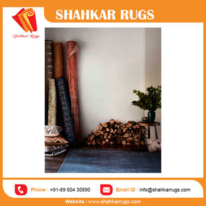 Wholesale Luxury Modern Plush Hand <b>Tufted</b> Wool <b>Rugs</b> Custom Indian Design for Home and Room Space Area <b>Rugs</b> & Sets - Product Image 4