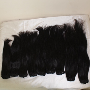 Paquets de cheveux péruviens bon marché en trame, meilleur paquet de cheveux lisses soyeux, vison non traité 10a cheveux vierges péruviens bruts - Product Image 2