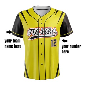 Jersey de béisbol hecho a medida para hombres, ropa de Softball, sublimación - Product Image 2