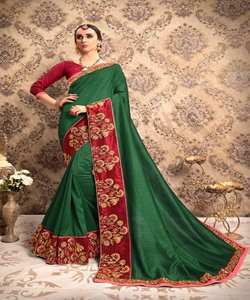 Banarasi Soie Jacquard Saree avec Chemisier Femmes Porter Dames Fête Festival Usage Quotidien Doux Coton Soie Sari En Gros Bas Prix Vêtement - Product Image 4