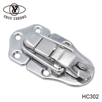 Serrures de boîtier métallique HC302 Quad Design, galvanisées au zinc, avec soudure creuse avancée, boîtier rigide durable pour boîte à outils et armoire
