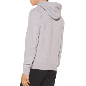 Sudadera con capucha para hombre, diseño gráfico, algodón oscuro transpirable, con logotipo personalizado del fabricante, estampado gris. - Product Image 3