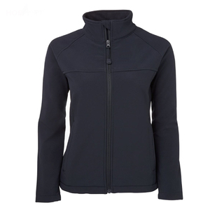 Chaquetas de carcasa blanda con cremallera granate hechas en poliéster con capucha, talla XL, nueva condición, dos bolsillos laterales para las estaciones de invierno - Product Image 5