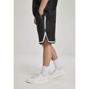 Short de basket-ball personnalisé en maille pour hommes, noir, impression personnalisée, levier 100% Polyester - Product Image 3