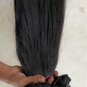 EXTENSIONS de cheveux humains à DOUBLE trame avec extrémités régulières, paquets de cheveux non traités avec expédition FEDEX et DHL - Product Image 1