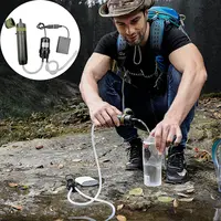 Filtro de água portátil para acampamento, sobrevivência
