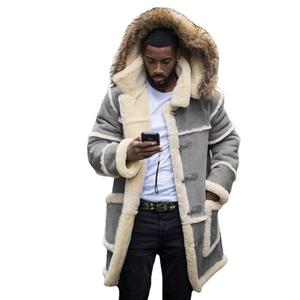 Dernier design, logo personnalisé, parka longue d'hiver en cuir véritable pour homme et femme, épaisse, à séchage rapide, respirante, avec capuche, fabriquée aux États-Unis - Product Image 1