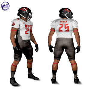 Uniforme de football américain grande taille respirant à sublimation personnalisée Vente en gros 100% polyester - Product Image 6
