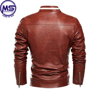 Chaqueta de cuero de oveja de invierno para hombre de la mejor calidad de estilo informal pakistaní con cierre de cremallera de talla grande característica transpirable