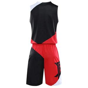Conjunto de Uniforme de Baloncesto Transpirable para Hombre, Talla Grande, con Camisetas y Pantalones Cortos Sublimados Personalizados (100% Poliéster) - Product Image 5