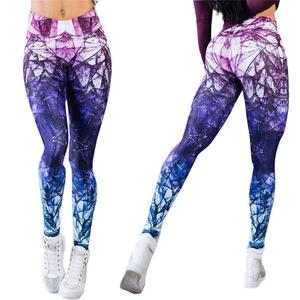 Leggings de yoga pour femmes, vêtements de sport de fitness 2026, taille haute, effet push-up, sans couture, tie-dye - Product Image 5