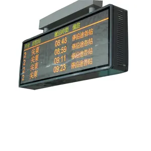 P6/P8/ P10 Matrix Message Display Panel Bus Metro Subway Station Led Sign Indoor Led Display For Train Information FULL Color
