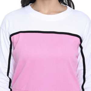 Survêtement léger de maternité pour femmes-Ensemble deux pièces d'été décontracté à capuche avec fermeture éclair-Pantalon évacuant l'humidité 100% coton rose - Product Image 3