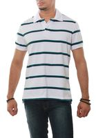 Verano más nuevo diseño de calidad superior hombres diseño rayado algodón polos transpirable manga corta Polo camisa