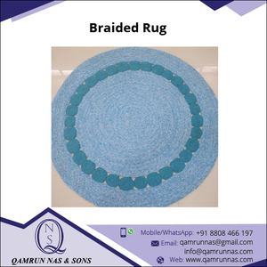 Elegante Alfombra Trenzada 100% Cáñamo/Yute, Diseño Atractivo de Alta Calidad, Hermoso Color, Uso en Baño y Hogar, Fibra Natural Antideslizante - Product Image 2