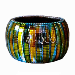 Coloré indien laiton plastique mode Bracelet Bracelet plaqué or classique mignon boule motif chrétien Occasions alliage de cuivre - Product Image 2