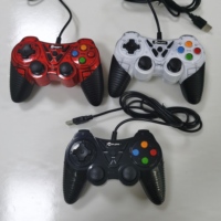 Control de Juego con Cable USB Gotogether T808 para PC, Smart TV Box Android, Joystick de Estilo Clásico con Motor de Vibración Compatible con Tablets