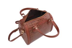 Meilleure vente femmes en cuir de vache véritable qualité Crocodile motif Messenger sac à bandoulière fronde/sac à main couverture étanche boue - Product Image 5