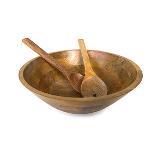 Nouveau bol en bois fait à la main de couleur cerise en gros, assiette de service alimentaire en matériau PC, accessoires de maison Axiom écologiques pour la maison d'hôtel - Product Image 4