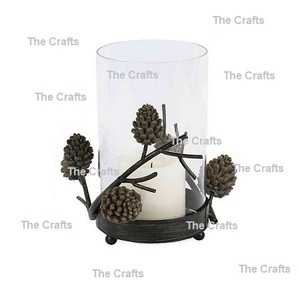 Iron <b>Wire</b> Gold Color Candle Holder Different Size Set Of Three Candle Holder For Home Hotel Table Top Use - Product Image 4