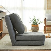 Canapé-lit convertible moderne de style européen en tissu, pliable, bas, une place, pour salon, entrée, mobilier de maison