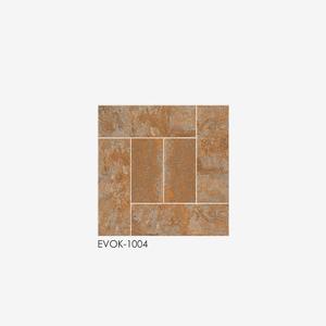 Carrelage de parking antidérapant en céramique de couleur orange 400x400mm - Product Image 1