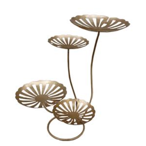 Gros Fer Décoratif Feuille Stand Or Couleur De Mariage De Style Moderne Décoration À La Main En Vrac - Product Image 1