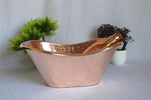 Hot Sale Pure Copper Luxury Fancy Vantage Premium New Design Unique <b>Champagne</b> <b>Bucket</b> for Parties and Holidays Picnic Outing - Product Image 5