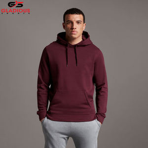 เสื้อฮู้ดผู้ชายขนแกะแบบสวมหัวแฟชั่นสำหรับฤดูหนาว2025มีสไตล์สตรีทแวร์ผ้าฝ้ายสีพื้นว่างเปล่าออกแบบได้เอง - Product Image 5