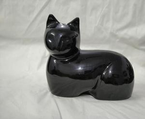 Urne funéraire pour animaux de compagnie en métal de style américain, couleur gris chat, fournitures funéraires - Product Image 3