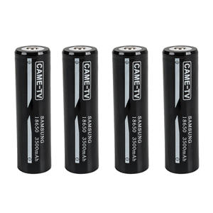 CAME-TV 18650 리튬이온 충전식 배터리 4팩/8팩 (카메라 및 짐벌용 쿼드 충전기 포함) - Product Image 3