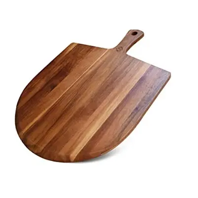 Tagliere a paletta per pizza in legno più venduto per la casa e il ristorante piatto da portata per pizza per utensili da cucina