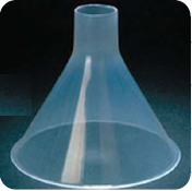 Corong Bubuk Plastik PP Transparan