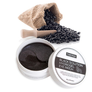 แผ่นมาส์กใต้ตาไฮโดรเจล [PUREDERM] Black Solution ลดรอยคล้ำใต้ตา ต่อต้านริ้วรอย - Product Image 3