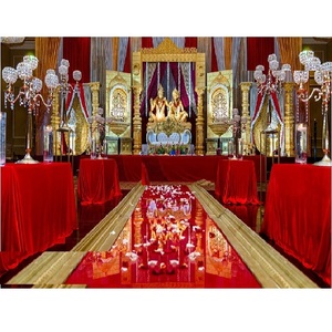เวทีงานแต่งงานฮินดูสุดหรู ชุดเวทีพระศิวะพระพารวิตี ขนาดใหญ่ อลังการ หรูหรา พร้อมจัดเตรียมเวทีงานแต่งงานแบบมหากาพย์ ชุดเวทีงานแต่งงานมหาราชาแบบใหม่ล่าสุด สหรัฐอเมริกา - Product Image 1
