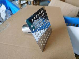 Diseño moderno Rectángulo Estilo Acero inoxidable Acabado negro Escurridor de baño 35cm Retrofit Rejilla de ducha Fácil Instalación 1 año - Product Image 5