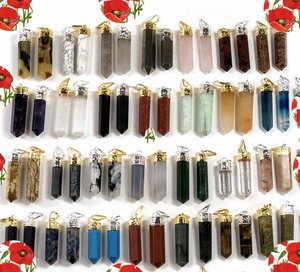 จี้เงินเพชรพลอยกลมสีผสม - Product Image 5
