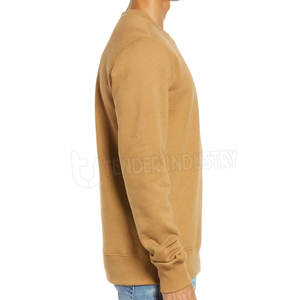 Sudadera informal de cuello redondo para hombre, patrón sólido de invierno, nuevo estilo hecho de material de poliéster/algodón - Product Image 4