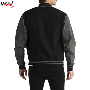 Blouson de Baseball pour hommes, en laine, personnalisé, taille Plus, vente en gros, collection - Product Image 4