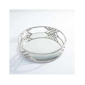 Artículo más nuevo, bandeja de exhibición de espejo de cristal de Metal de lujo para boda decorativa para el hogar para Decoración de mesa - Product Image 5