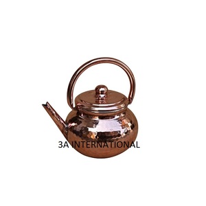 กาต้มน้ำทองแดงทำด้วยมือรูปร่างและการออกแบบโบราณโลหะสำเร็จรูป - Product Image 1